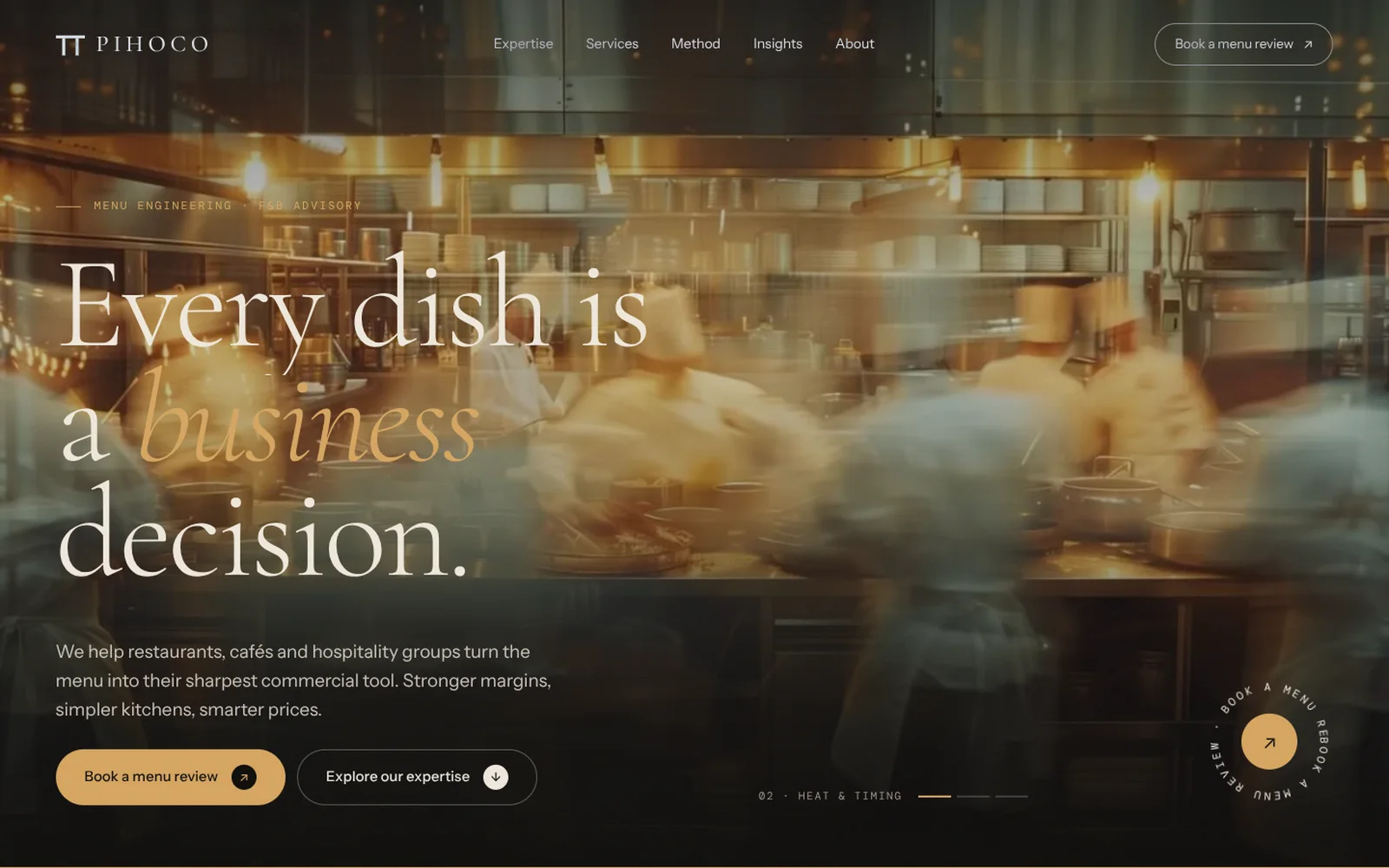 PIHOCO website homepage